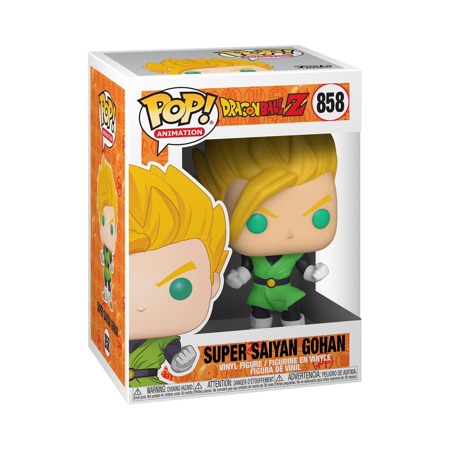 Funko Pop! Animation: Dragonball Z - Super Saiyan Gohan, Multicolor