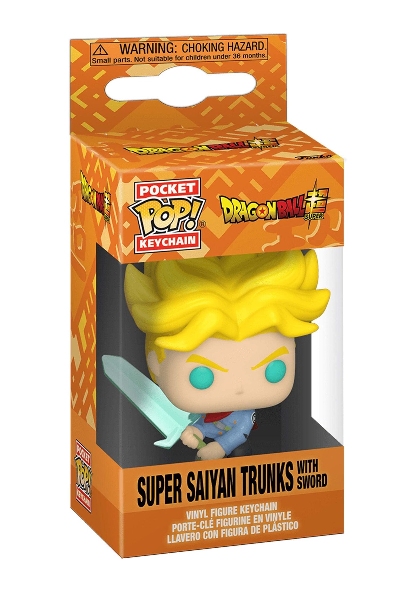 Funko Pop! Keychain: Dragon Ball Super - Super Saiyan Trunks with Sword