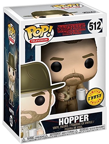 Funko Stranger Things Hopper Donut Pop! Vinyl Figure Chase Variant (Bundled Pop Box Protector CASE)