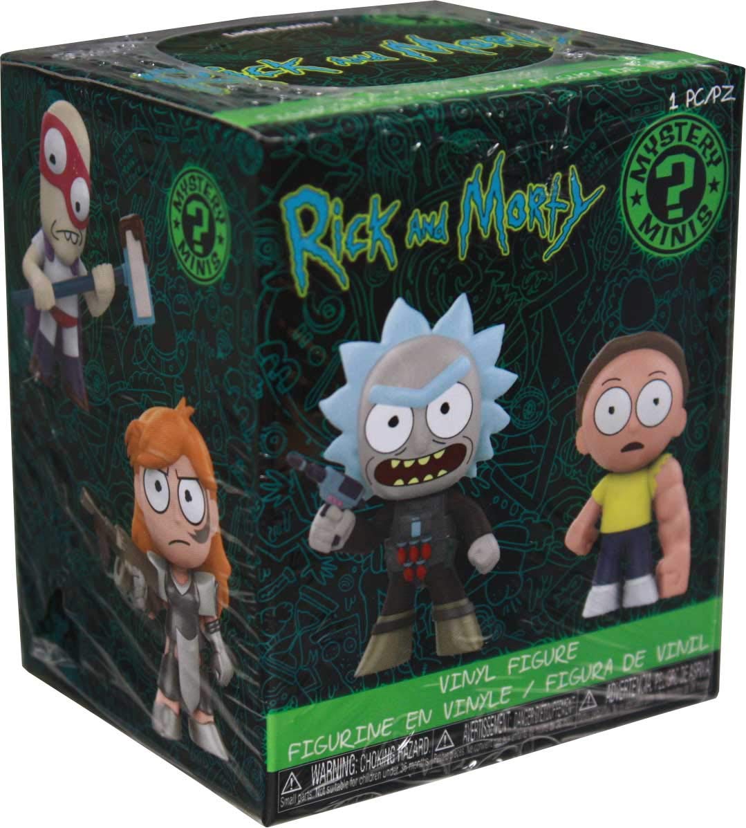 Funko Blind Bag Plush Rick & Morty (One Mystery Figure), Multicolor