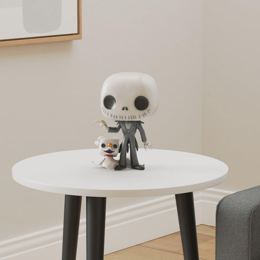 Funko Pop! Disney: The Nightmare Before Christmas - 10 Inch Jack Skellington with Zero, Multicolor