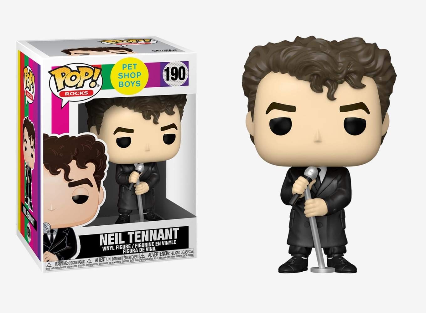 Funko POP Rocks: Pet Shop Boys - Neil Tennant, Multicolor