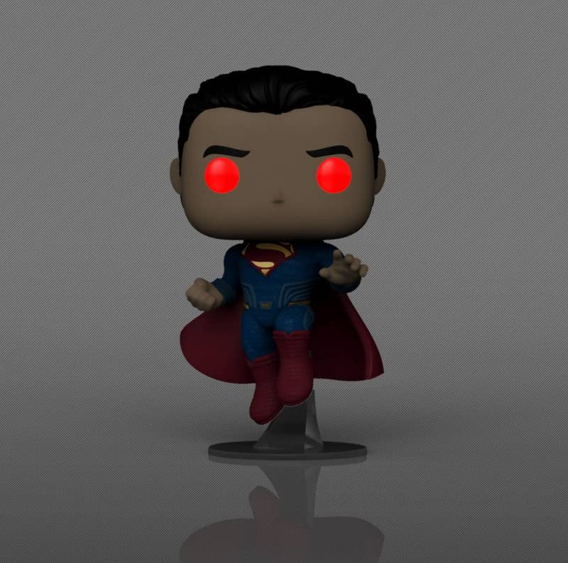 Funko Pop Justice League Superman Red/Blue (Heat Vision) GITD Chase Figure (AAA Anime Exclusive)