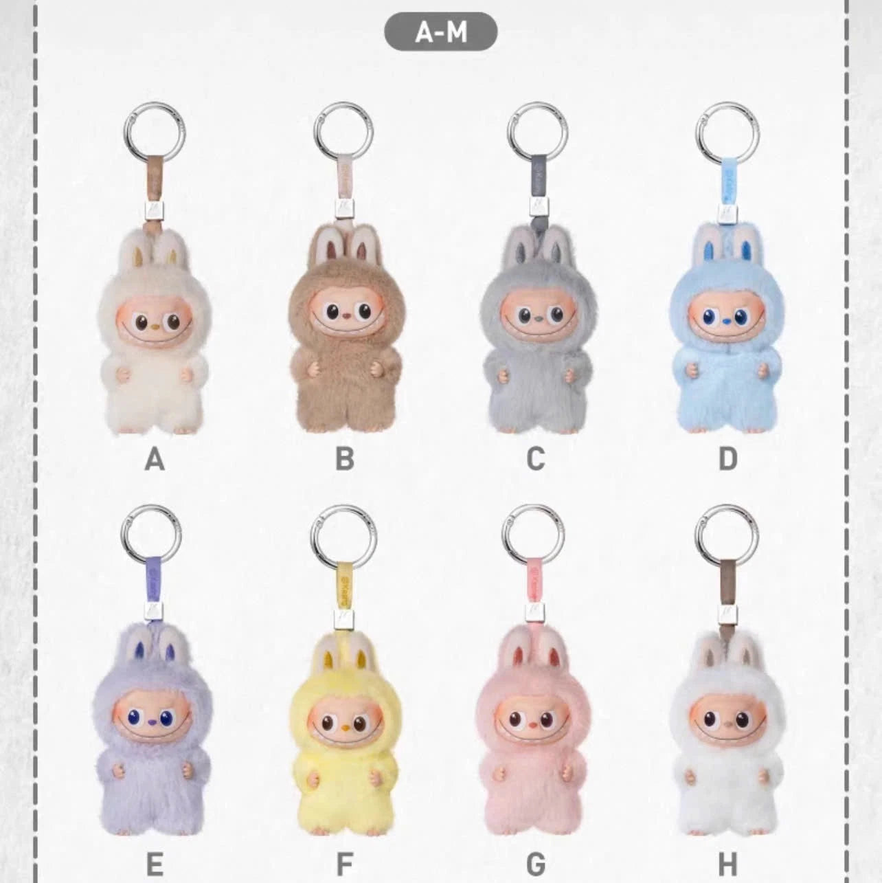 Labubu Pin for Love Blind Box Plush Pendant Keychain Pop Mart (Series V4)