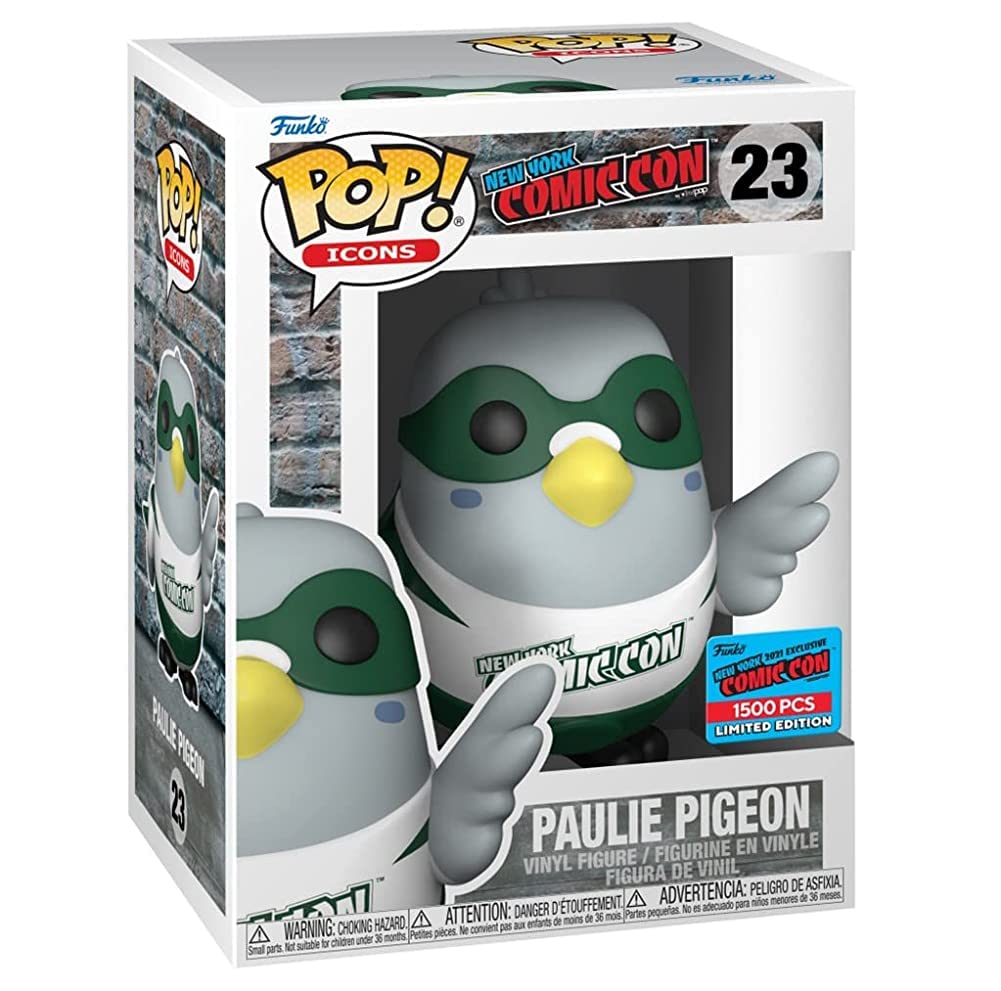 Funko Pop! Icons New York Comic Con Paulie Pigeon 2021 NYCC Exclusive