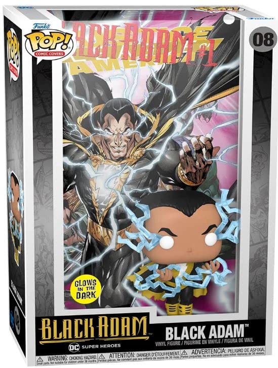 Funko POP! Comic Cover: DC - Black Adam (Glow), Multicolor (64070)