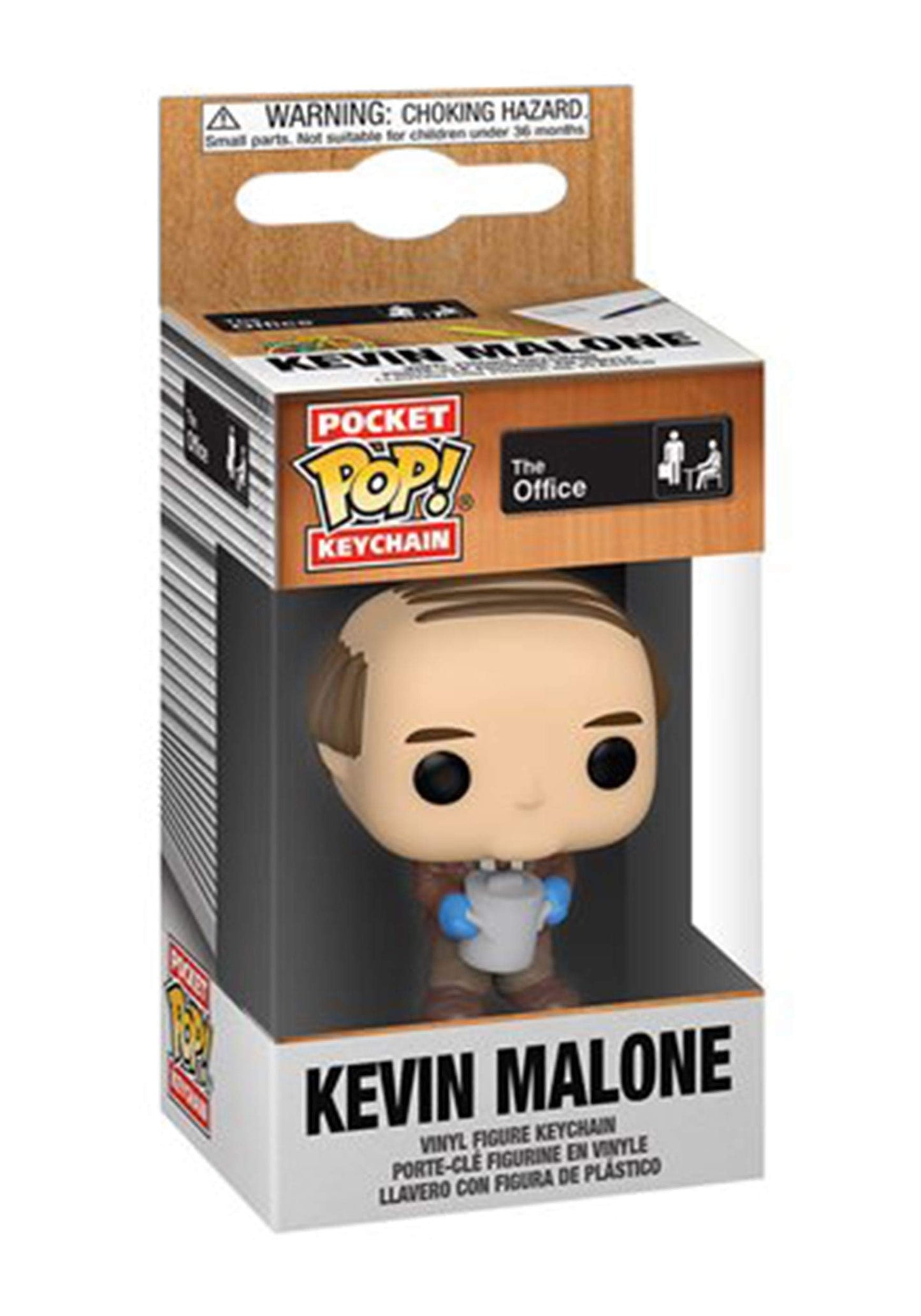 Funko Pocket Pop! Keychain: The Office - Kevin with Chili, Multicolor