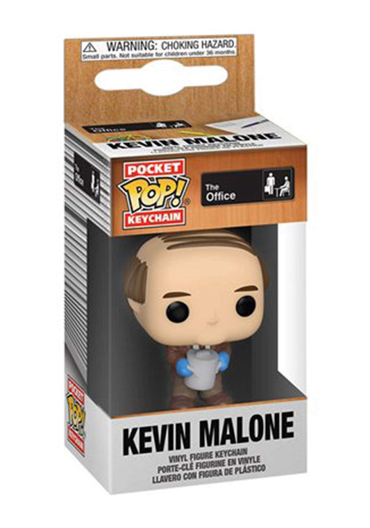 Funko Pocket Pop! Keychain: The Office - Kevin with Chili, Multicolor