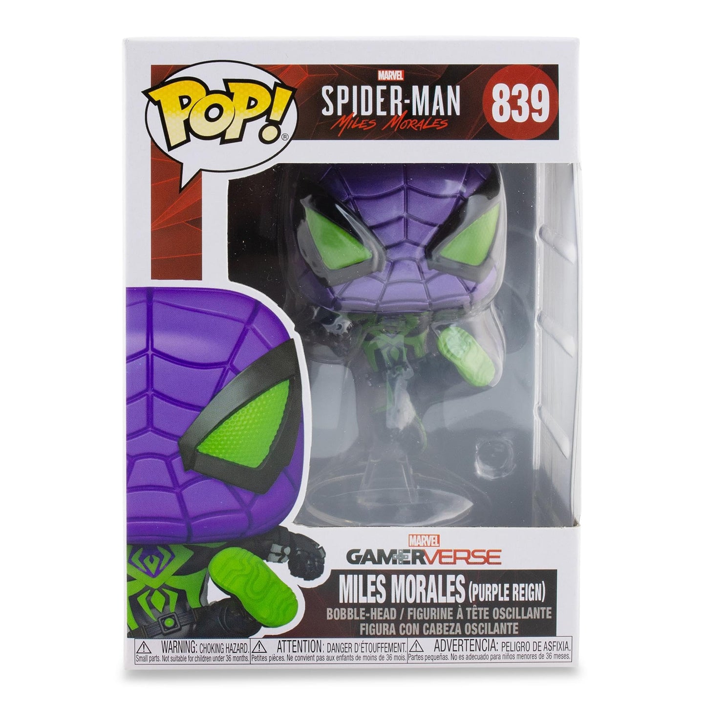 Funko Pop! Games: Miles Morales - Miles Purple Rain Suit