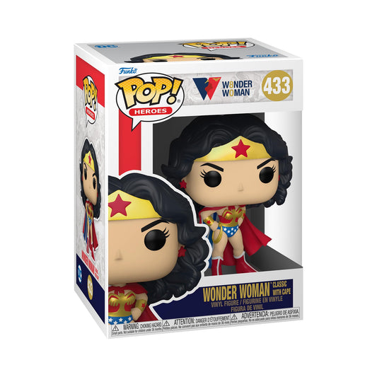 Funko POP Heroes: WW 80th-WW(ClassicW/Cape) Multicolor