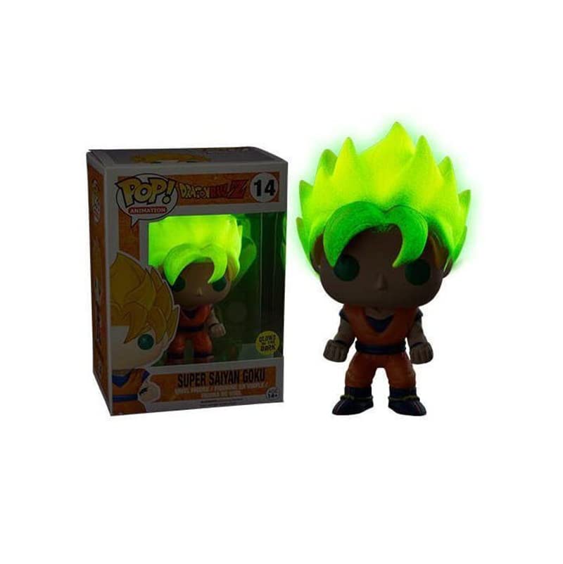 Pop Animation 3.75 Inch Action Figure Dragonball Z - Super Saiyan Goku Blue Eyes #14 Exclusive