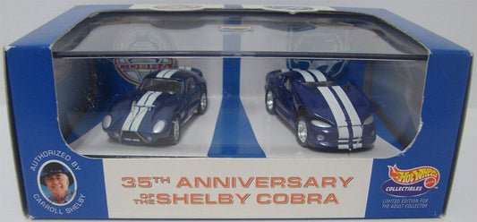 Hot Wheels 35th Anniversary Shelby Cobra 97 Dodge Viper GTS 65 Cobra Daytona 1/64 scale Limited Edition