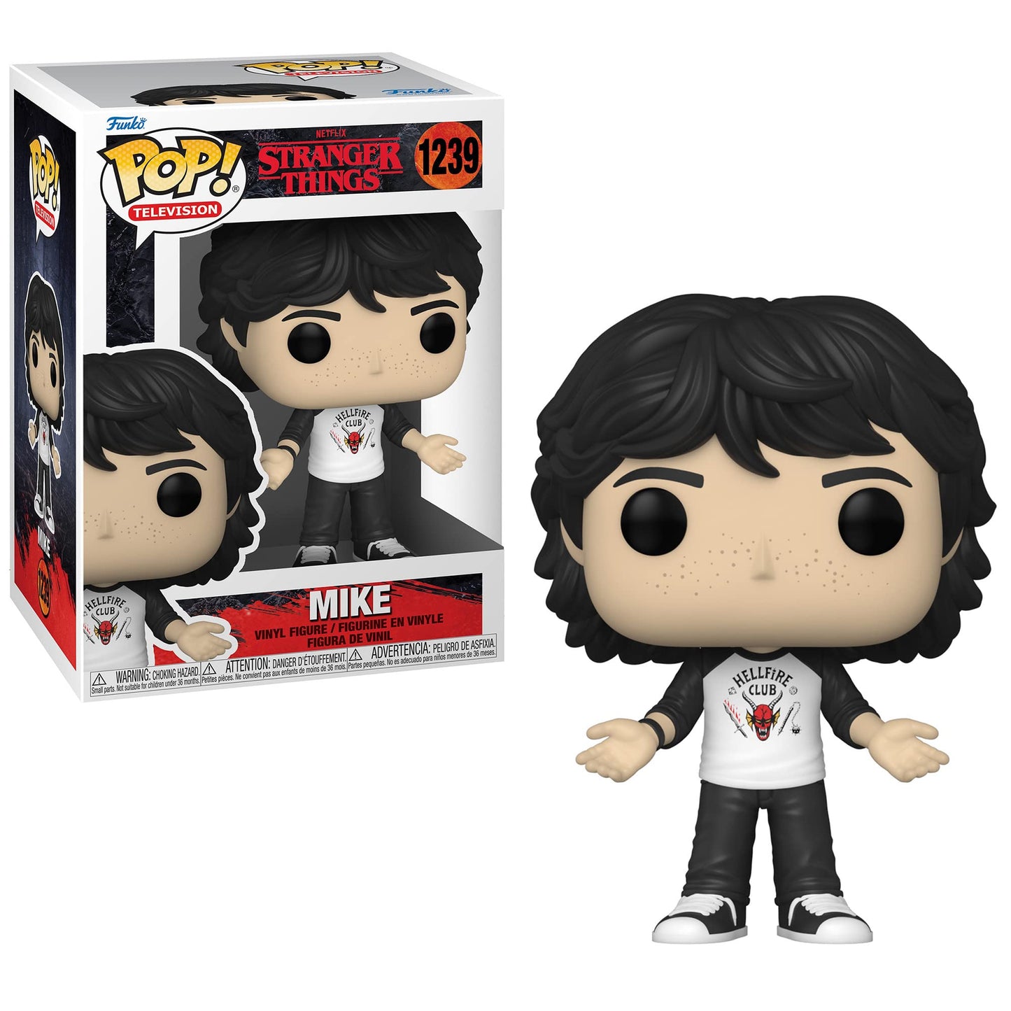 Funko Pop! TV: Stranger Things Season 4 Collectors Set - 4 Figure Set: Eleven, Mike, Dustin, and Lucas