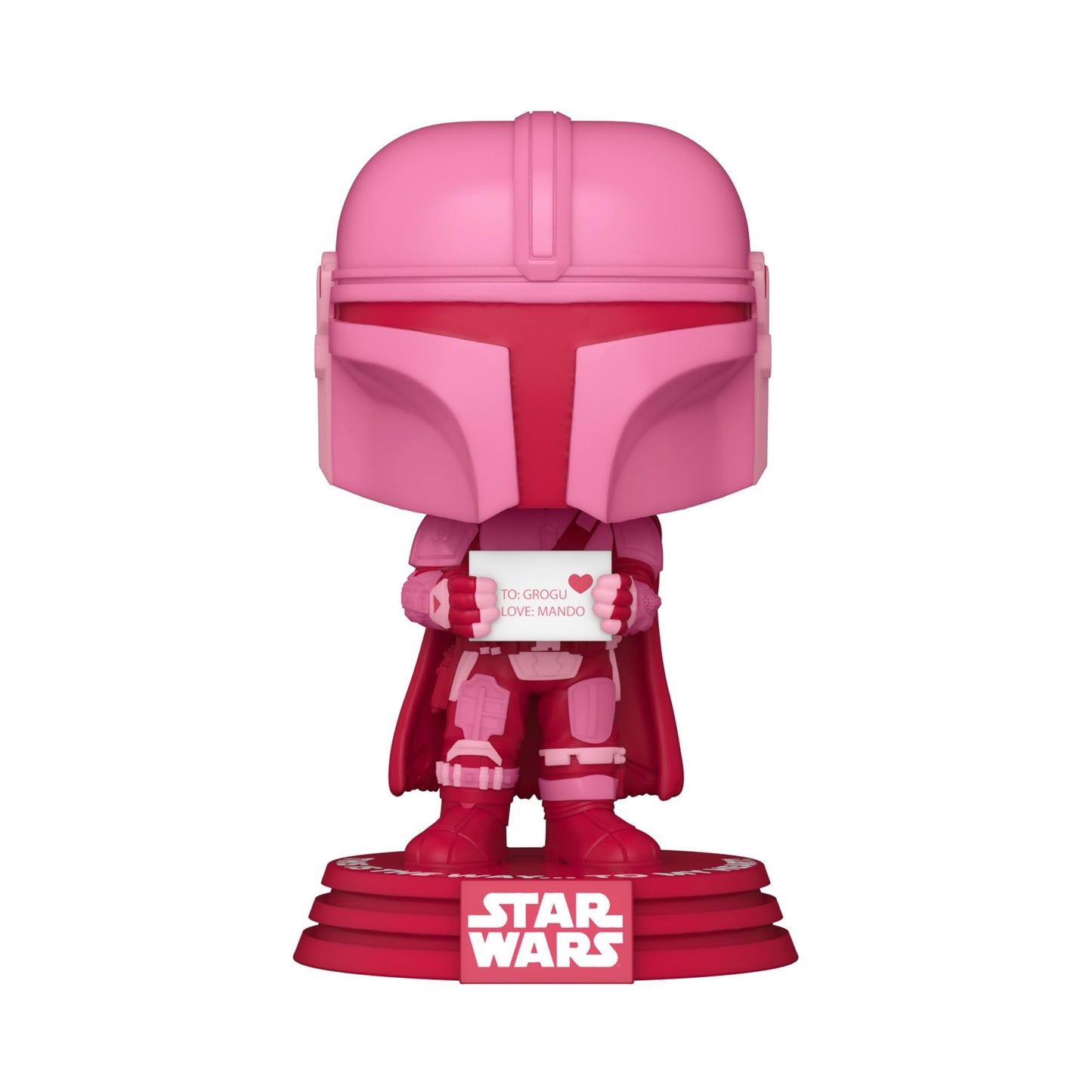 Funko Pop! Star Wars: Valentines - Mandalorian, Multicolor (60126)