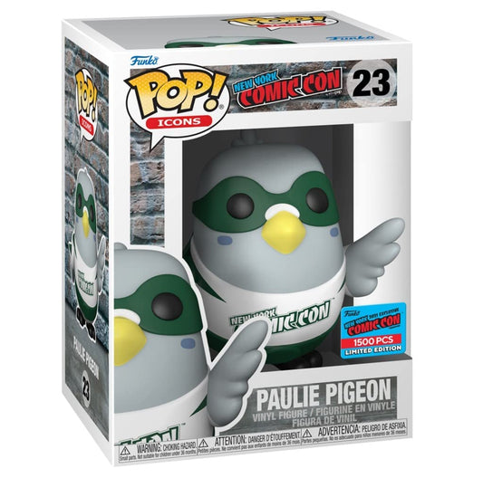 Funko Pop! Icons New York Comic Con Paulie Pigeon 2021 NYCC Exclusive