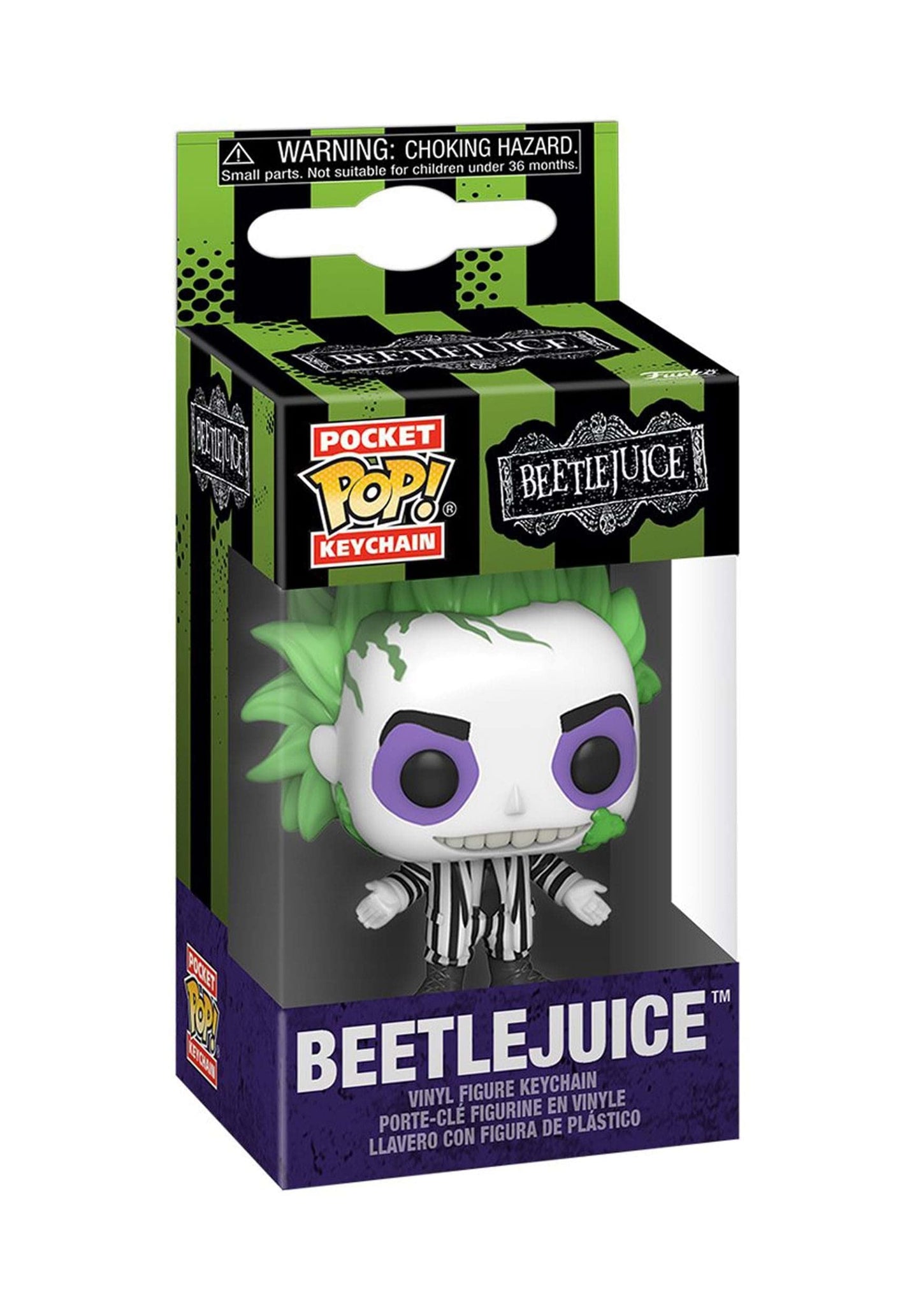 Funko POP Keychain: Beetlejuice- Beetlejuice, Multicolor