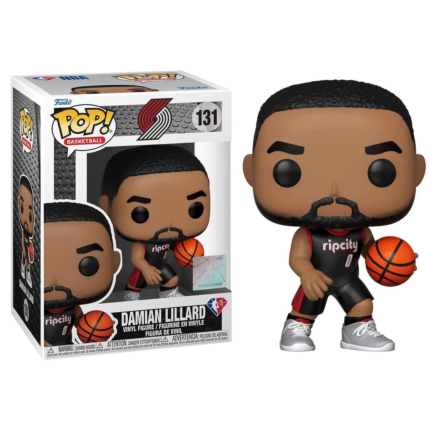 Funko Pop! NBA: Blazers - Damian Lillard, Multicolor, 57633