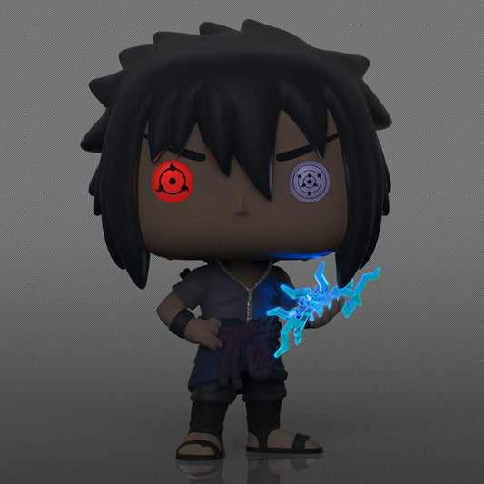 Funko Pop Naruto Shippuden Sasuke Uchiha Rinnegan w/ Chidori Chase Figure (AAA Anime Exlcusive)
