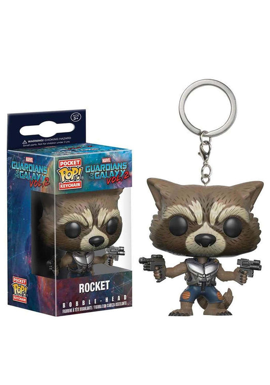 Funko 13217 Pop Keychain: Guardians of The Galaxy 2 Rocket Toy Figure