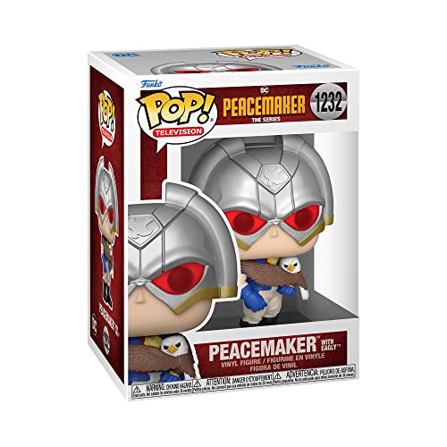 Funko Pop! TV: Peacemaker - Peacemaker with Eagly, Multicolor, 64181