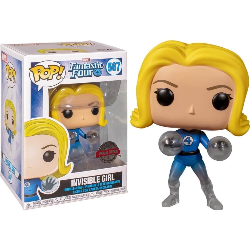 Funko Pop! Marvel: Fantastic Four - Invisible Girl Exclusive