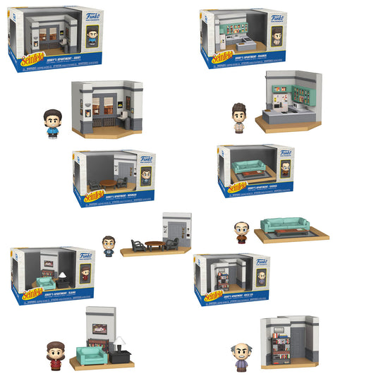 Seinfeld Pop Vinyl Mini Figure Diorama Complete Set (6)