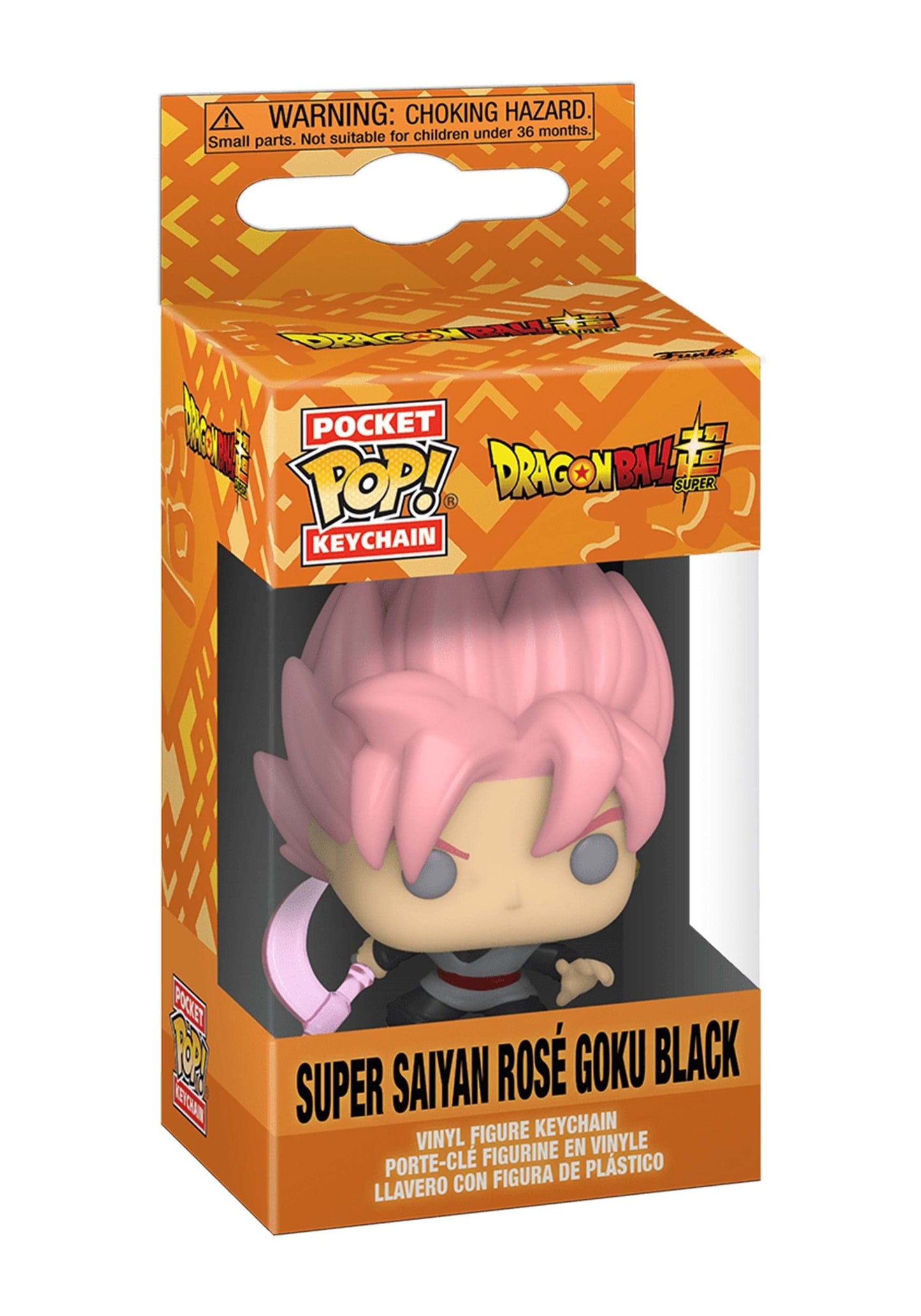 Funko Pop! Keychain: Dragon Ball Super - Super Saiyan Rose Goku Black with Scythe