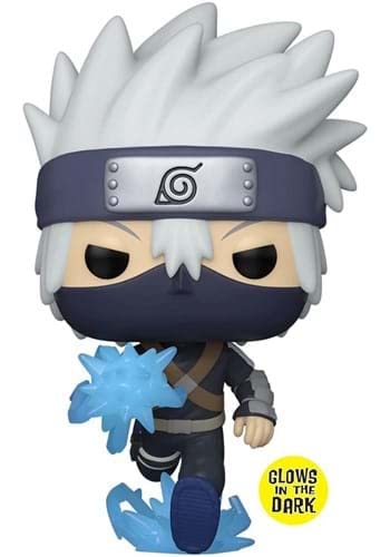 Funko Naruto Shippuden: Kakashi (Young) w/ Chidori GITD Pop Figure (AAA Anime Exclusive)