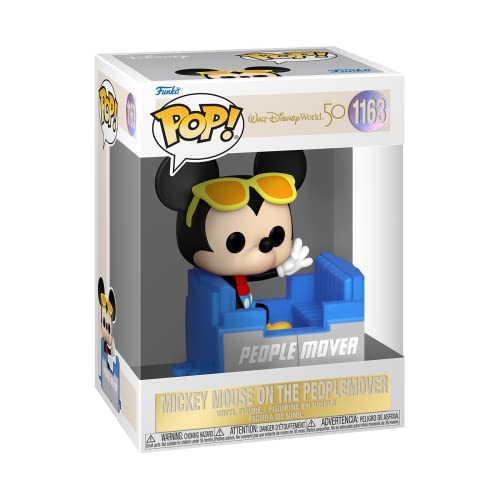 Funko Pop! Disney: Walt Disney World 50th - Mickey Mouse on The People Mover, Multicolor, 59507