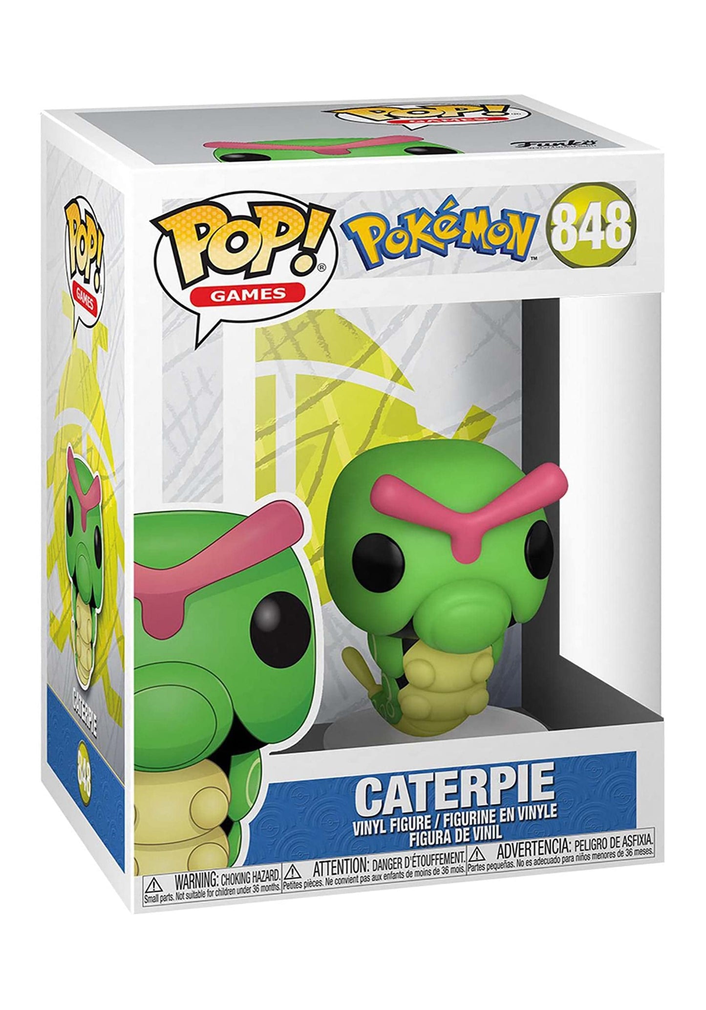 Funko Pop! Games: Pokemon S8 - Caterpie Multicolor POP Games: Pokemon S8- POP 3
