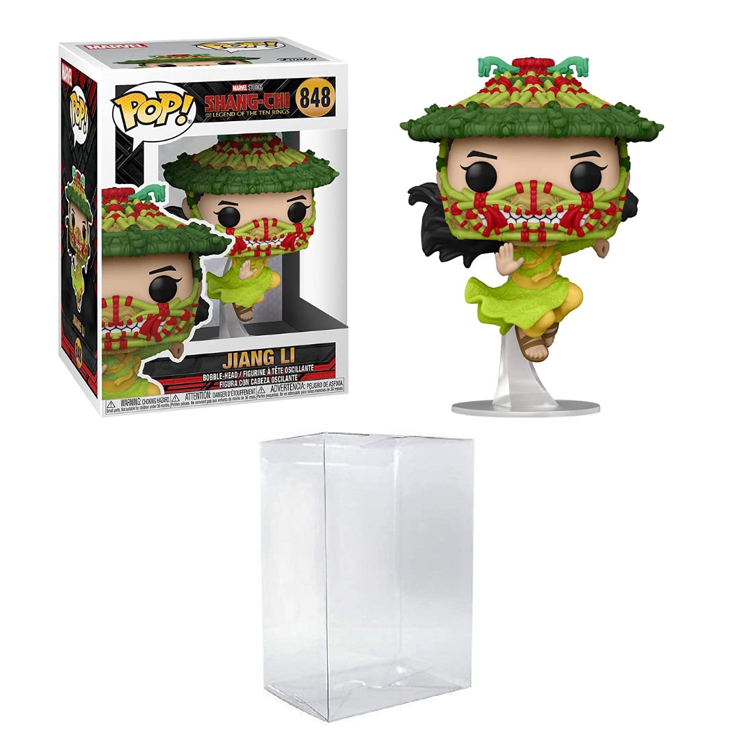 Funko Pop! Marvel: Shang Chi and The Legend of The Ten Rings - Jiang Li Bundled with EcoTEK Pop Protector