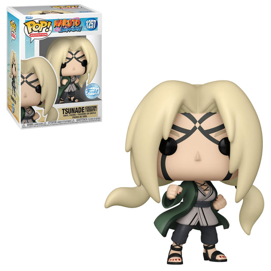 Funko Pop! Animation - Naruto Shippuden: Tsunade Senju (Creation Rebirth) #1257 - Exclusive 4-Inch Special Edition Vinyl Figure