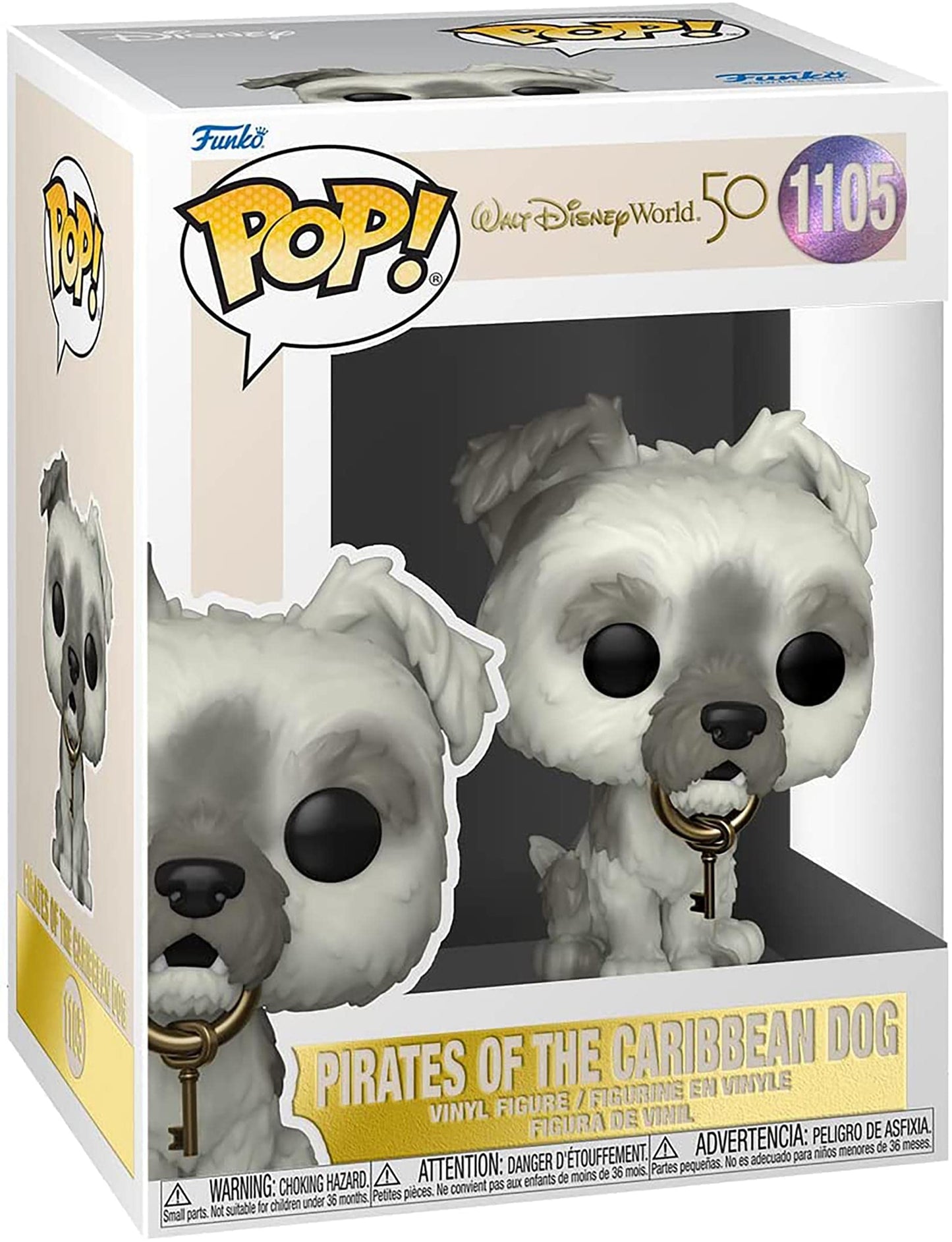 Funko Pop Disney: Walt Disney World 50th - Pirates of The Caribbean Dog with Keys, Multicolor, 58964