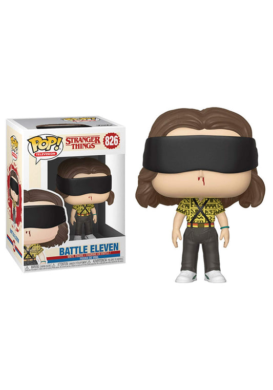 Funko Television: Stanger Things-Battle Eleven Action Figure, Multicolor