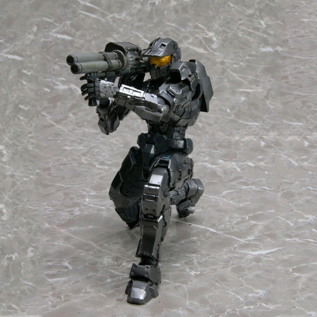Square Enix Halo Reach Play Arts New York Comic Con 2011 Exclusive Action Figure Spartan Mark V Silver