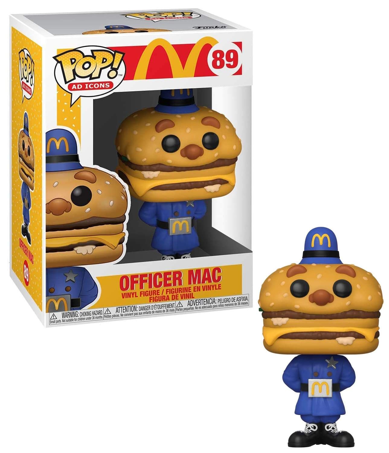 Funko Pop! Ad Icons: McDonald's - Officer Big Mac, Multicolor