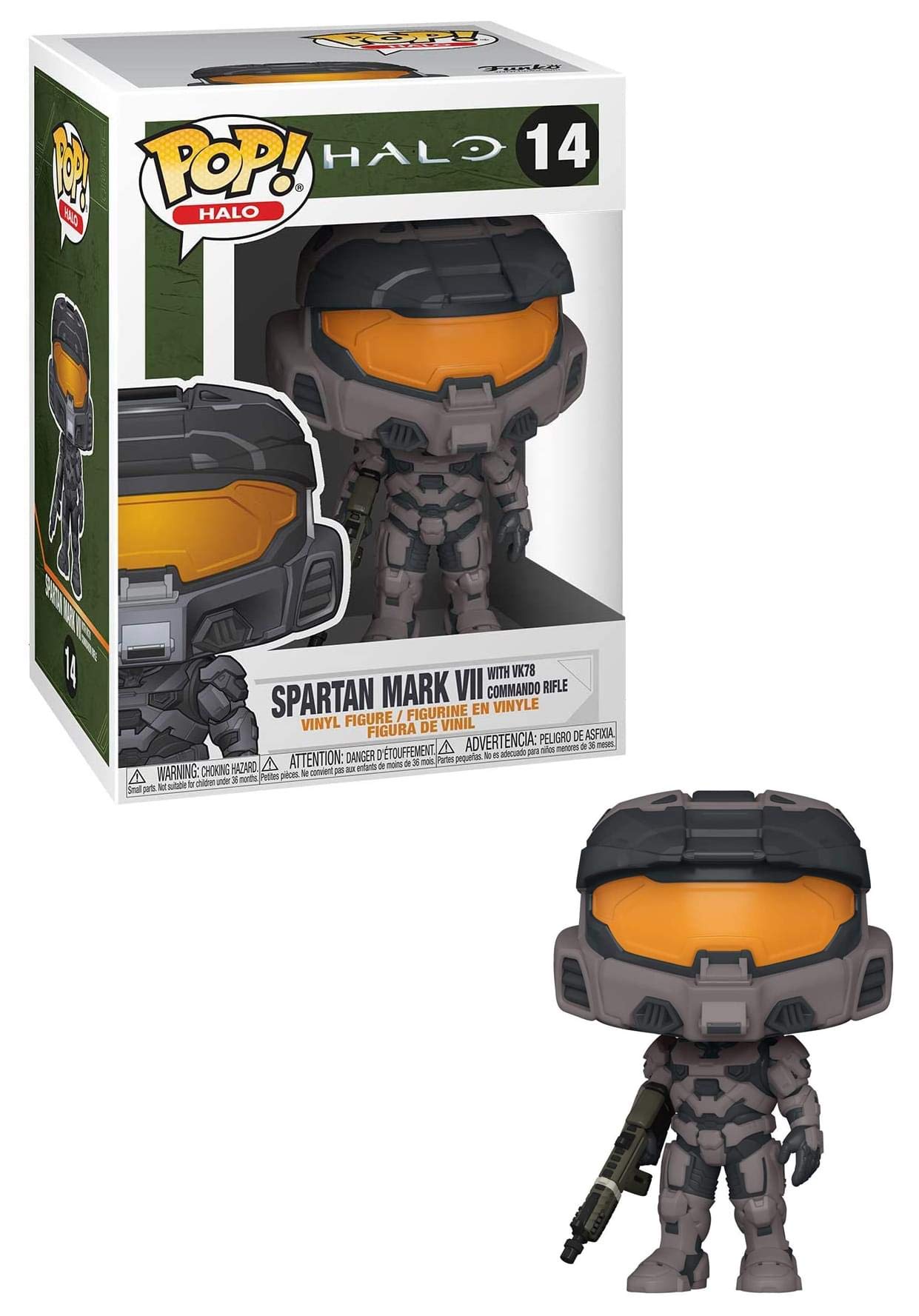 Funko Pop! Games: Halo Infinite - Spartan Mark VII with VK78, Multicolor