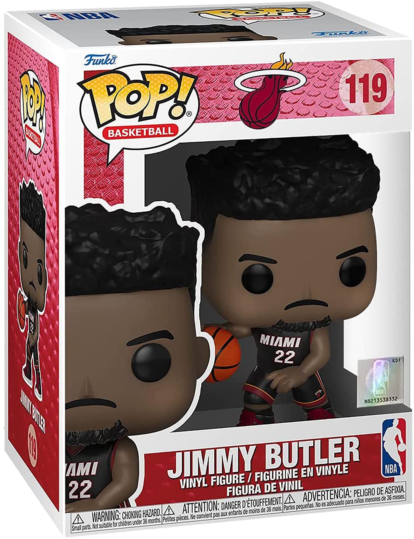 Funko Pop! NBA: Heat - Jimmy Butler (Black Jersey) Multicolor