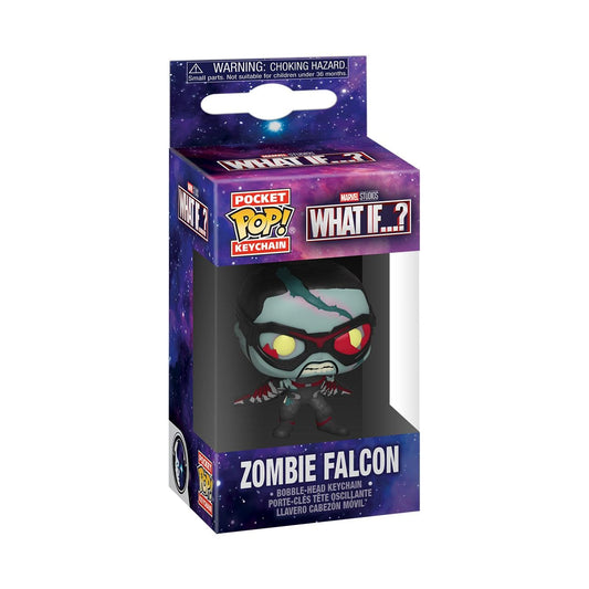 Funko Pop! Keychain: What If? - Zombie Falcon, Multicolor, 57401