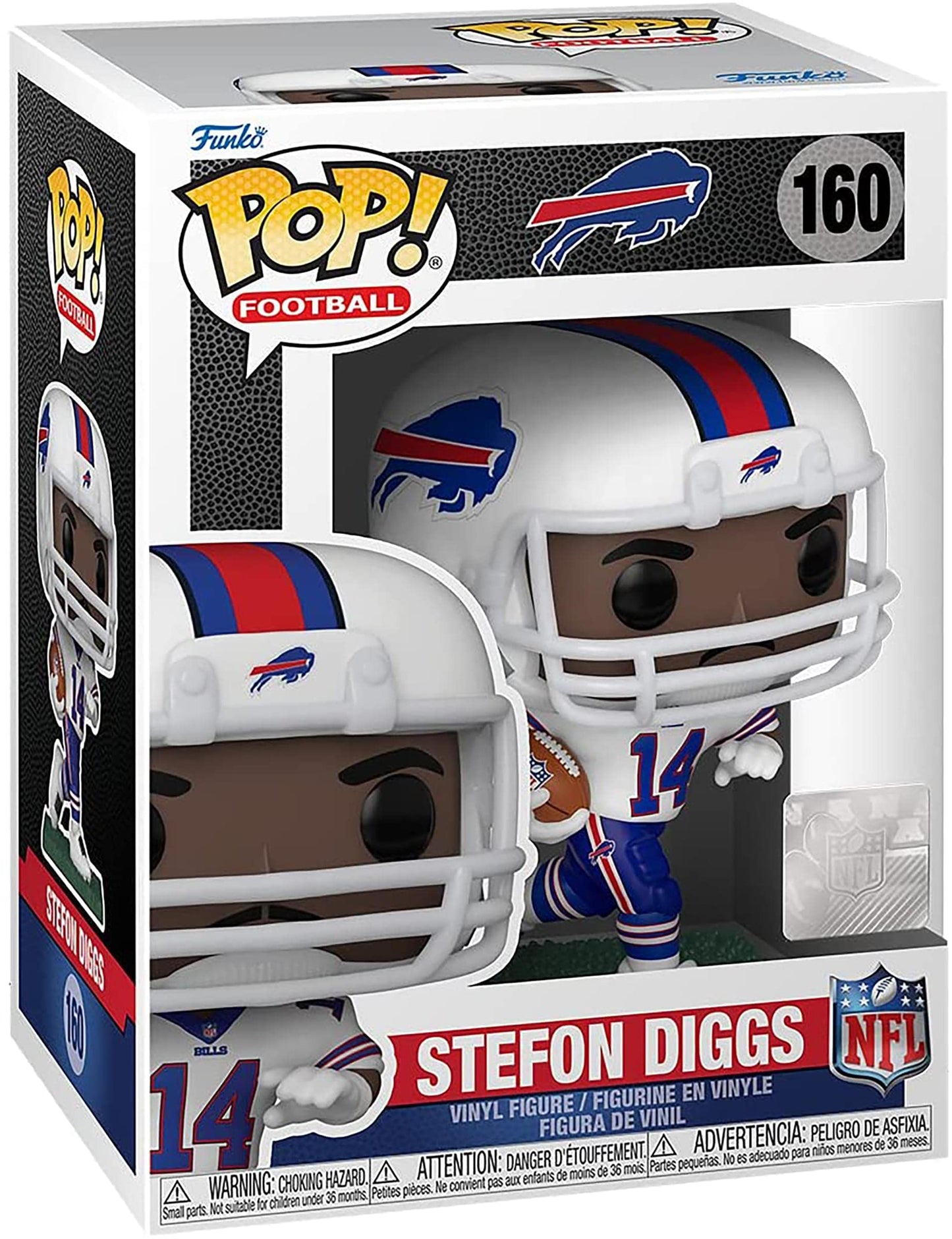 Pop NFL Bills Stefon Diggs Home Uniform Vinyl Figure