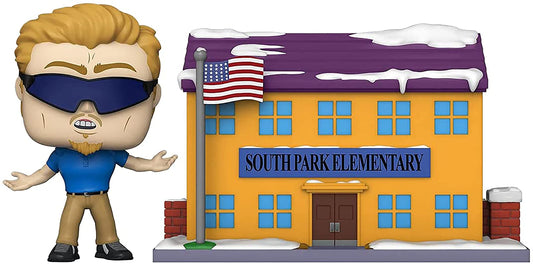 Funko Pop! Town: South Park - South Park Elementary with PC Principal Multicolor