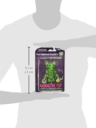Funko Pop! Action Figure: Five Nights at Freddy's - Radioactive Foxy (Glow in The Dark), Multicolor, 59684