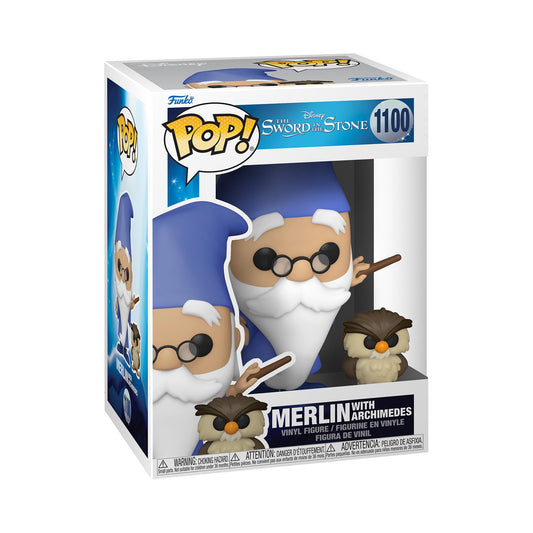 Funko POP&Buddy: Sits: Merlin w/Archimedes Multicolor 49152