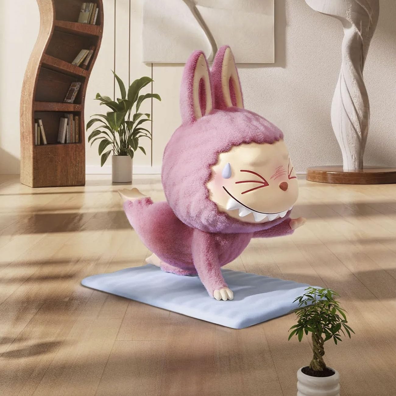Ecoshopmaster The Monsters Lazy Yoga Series Surprise Box Collectible Figure 100% Original and Authentic,Blind Box Surprise.