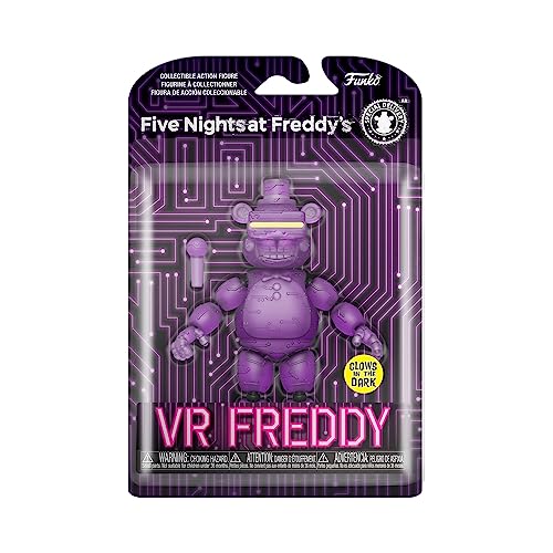 Funko p Pop! Action Figure: Five Nights at Freddy's - VR Freddy (Glow in The Dark), Multicolor, 59681