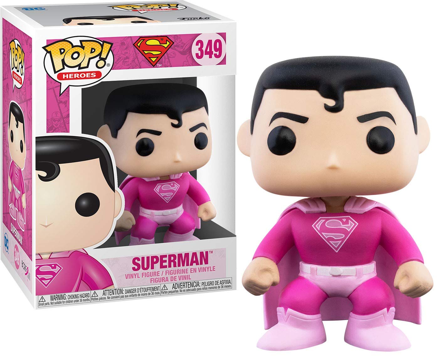 Funko Pop! DC Heroes: Breast Cancer Awareness - Superman