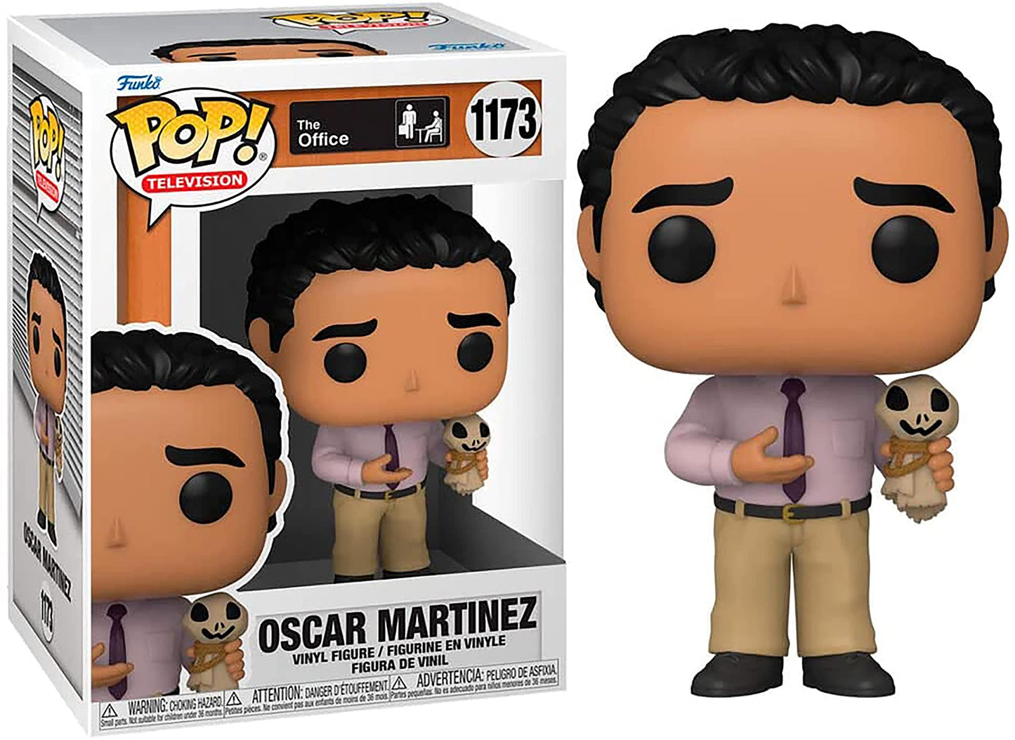 Funko Pop! TV: The Office - Oscar with Scarecrow Doll Multicolor