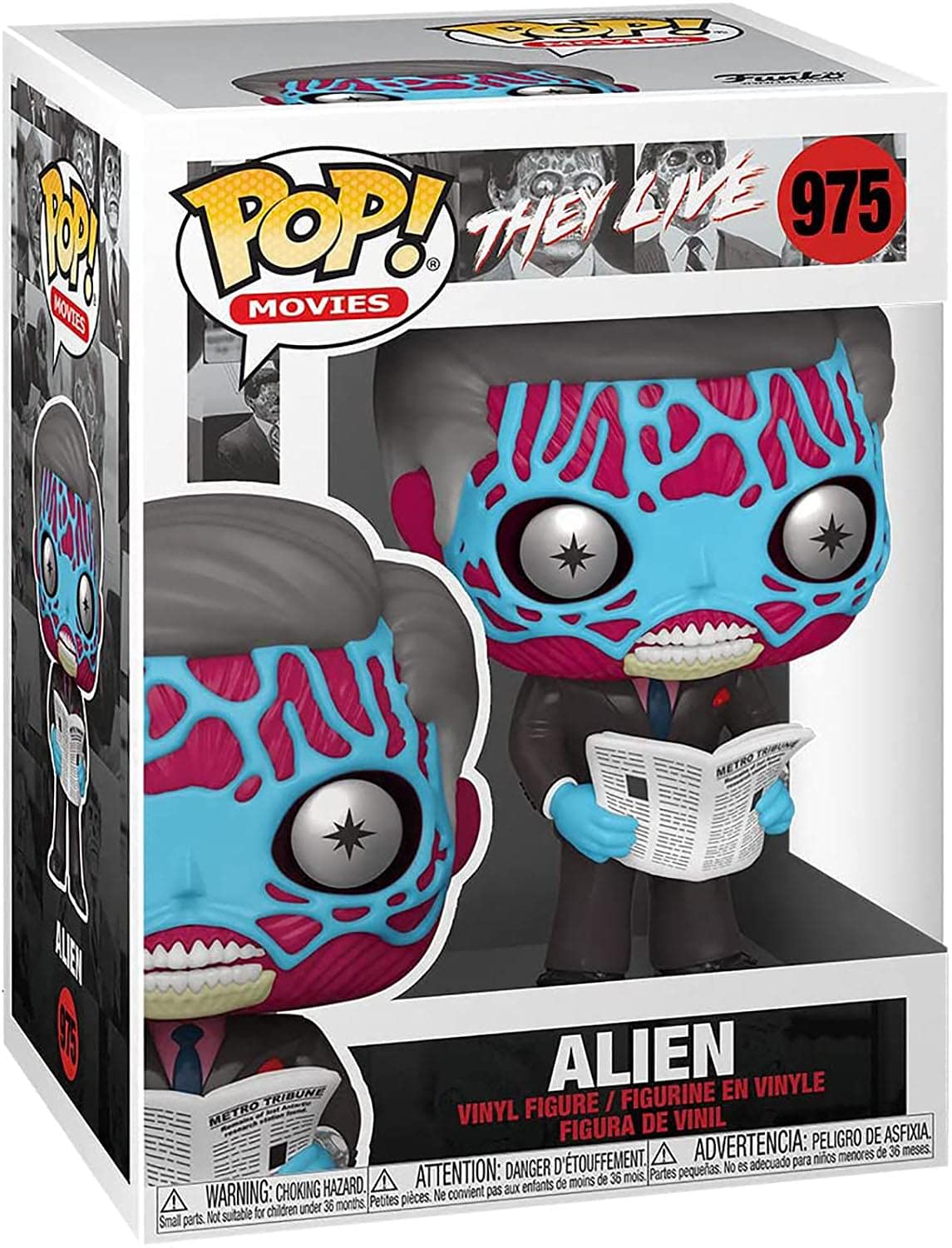 Funko Pop! Movies: They Live - Aliens with Chase (Styles May Vary), Multicolor