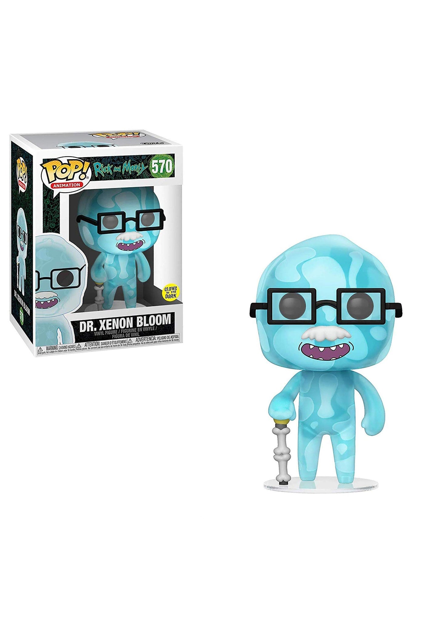 Funko 40252 POP! Animation: Rick and Morty - Dr. Xenon Bloom,Multicolor