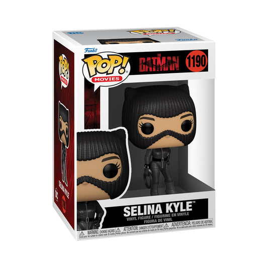 Funko Pop! Movies: The Batman - Selina Kyle with Chase (Styles May Vary), Multicolor, 59279